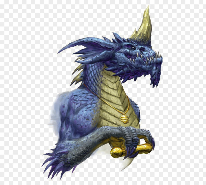 Dungeons And Dragons & Blue Dragon Tiamat Draconomicon PNG
