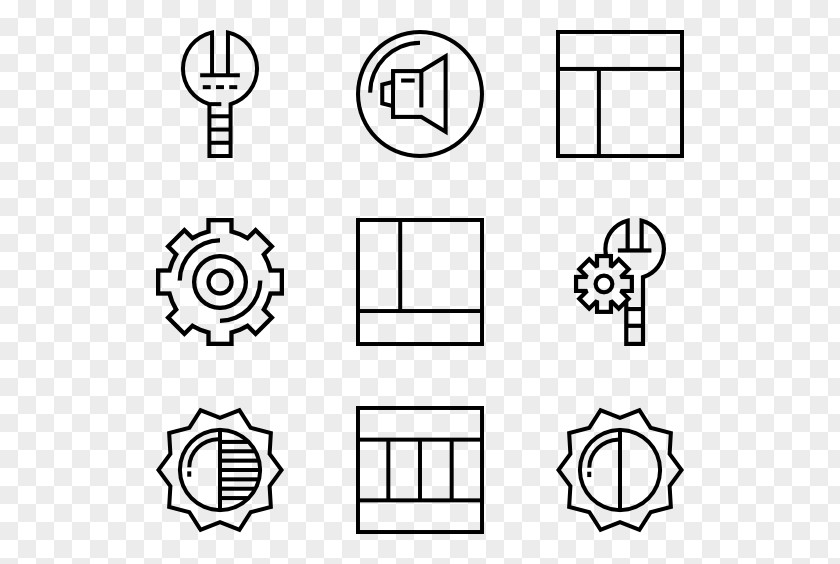 Fourteensegment Display Icon Design Clip Art PNG