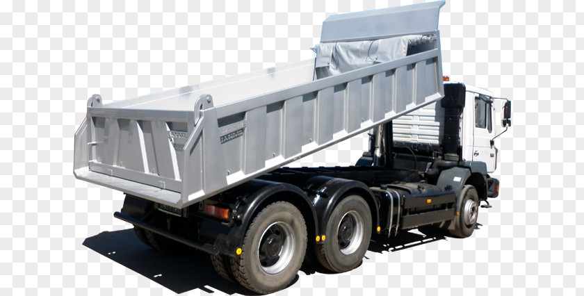 Half Pipe Tire Semi-trailer Transport Half-pipe Commercial Vehicle PNG