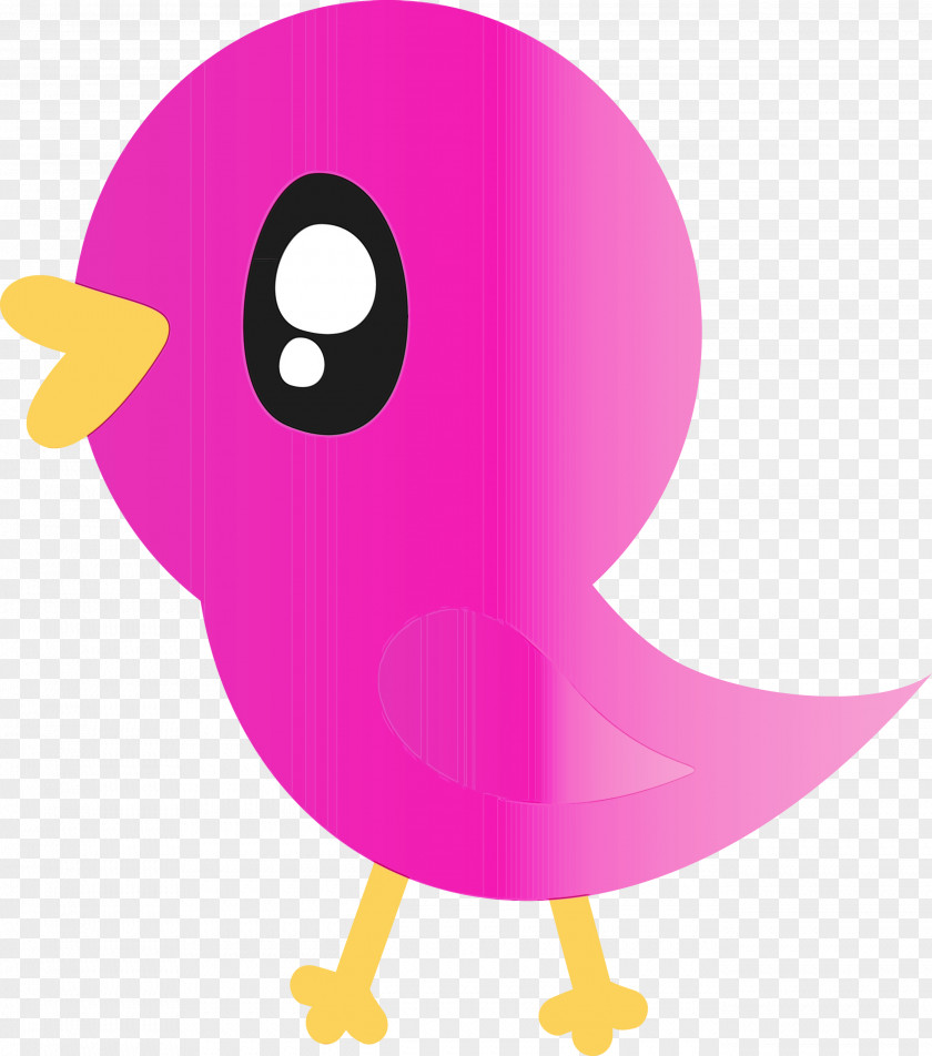 Pink Cartoon Violet Beak Purple PNG