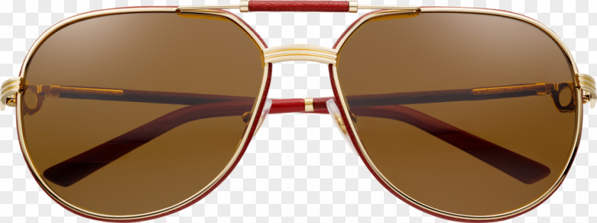 Black Smooth Red LeatherBridge Closed For Repairs Sunglasses Cartier Must De Esw00061 PNG