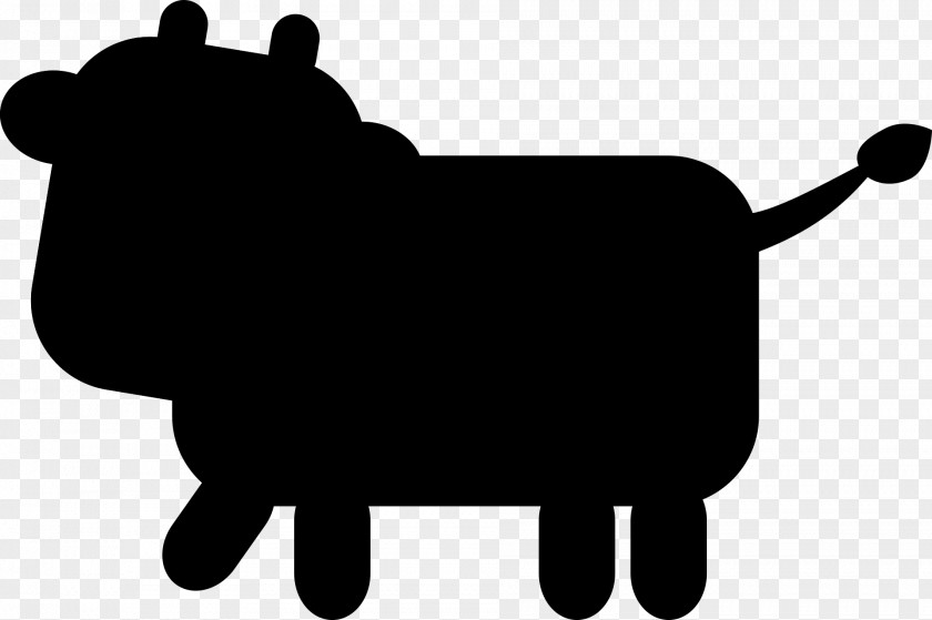 Cattle Clip Art Silhouette Snout PNG