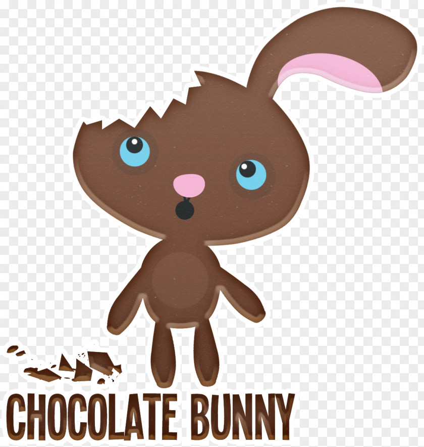 Easter Bunny Chocolate Truffle Hare Cake Brownie PNG