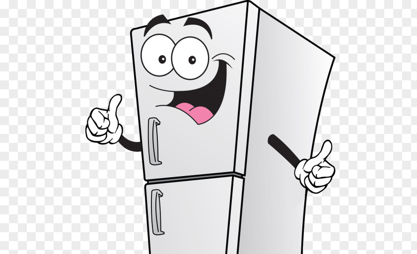Fridge Refrigerator Clip Art Cartoon Image PNG