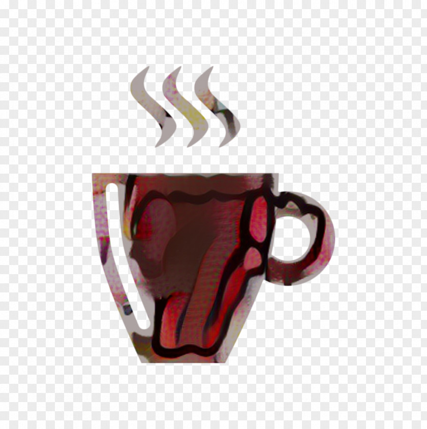 Logo Ceramic Coffee Red PNG