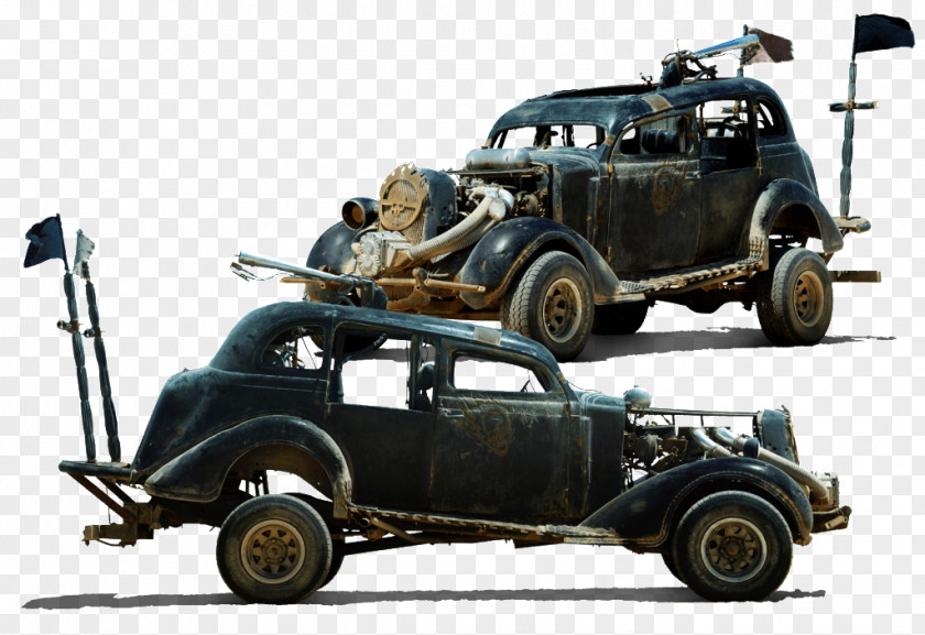 Car Max Rockatansky Imperator Furiosa Vintage Mad PNG