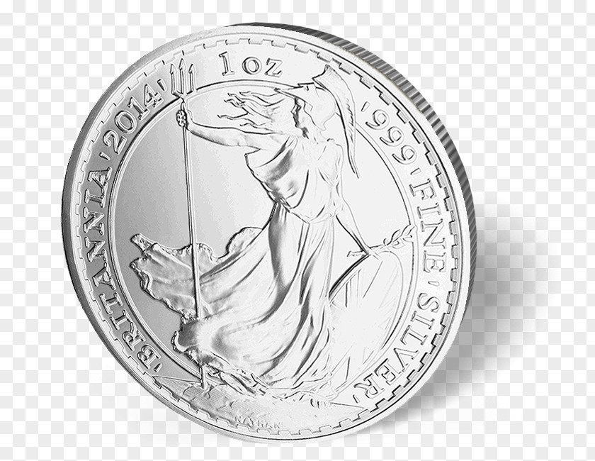 Coin Silver White PNG