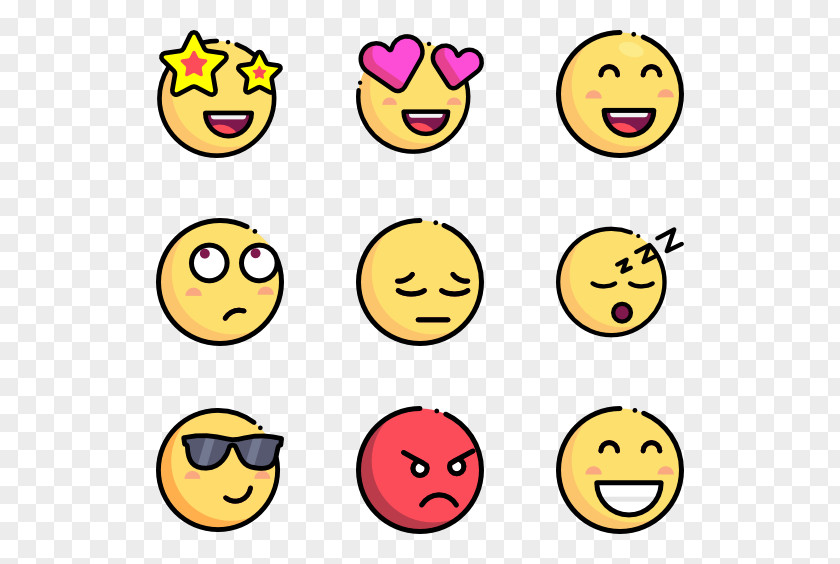Icons Pack Emoticon Smiley Wink PNG