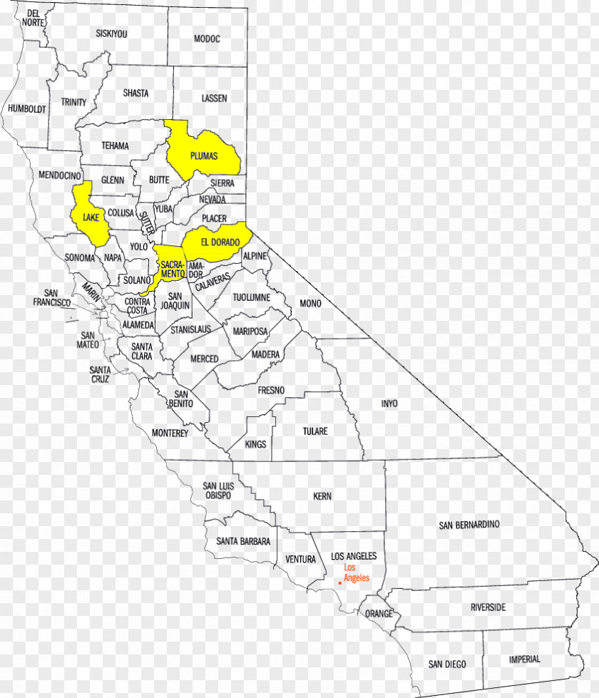 Map Orange County City Blank Santa Clara County, California PNG