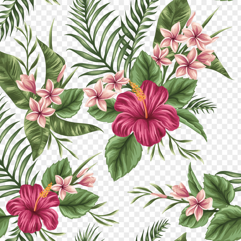 Rosemallows Floral Design Pattern IPhone XR PNG