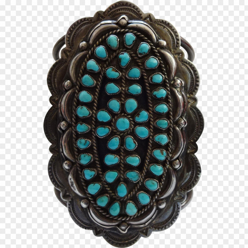 Silver Turquoise Navajo Sterling Jewelry Design PNG