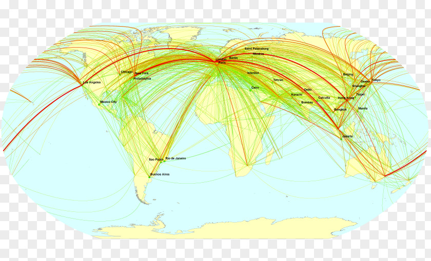 Aircraft Route Line Sky Plc Tree PNG