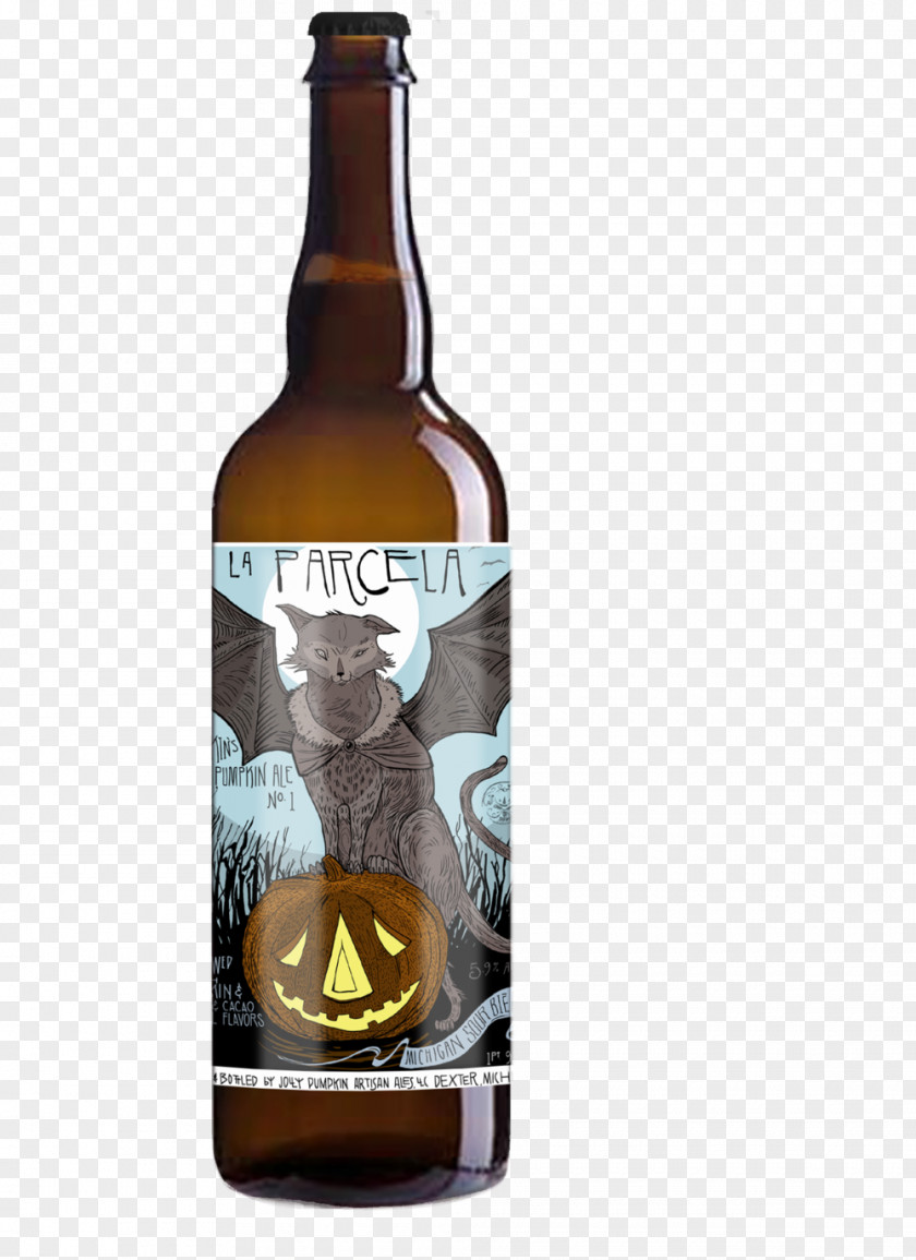 Beer Bottle Jolly Pumpkin Artisan Ales Liqueur PNG