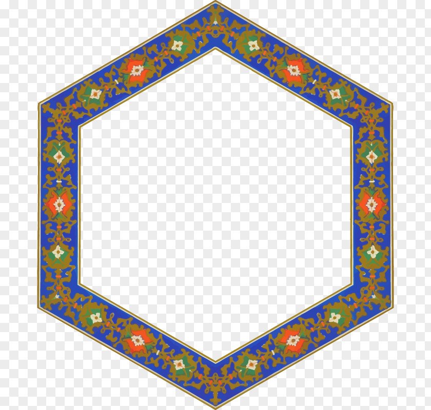 Frame Border Picture Frames Hexagon Clip Art PNG