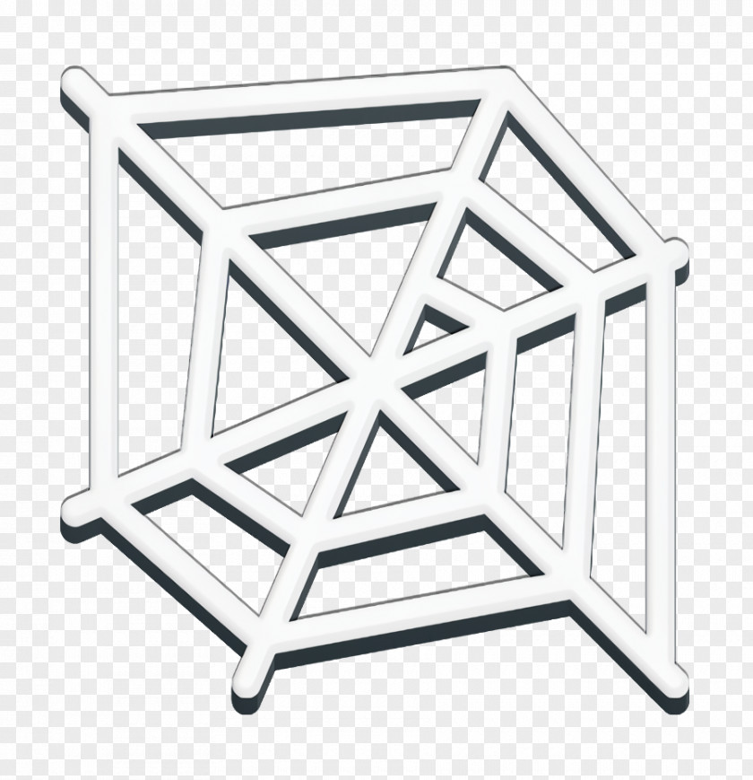 Outdoor Table Furniture Cobweb Icon Halloween PNG