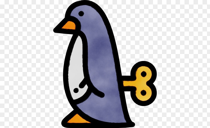 Penguins Icon Vector Sketch PNG