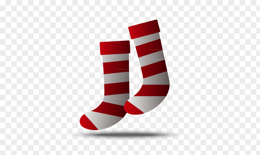 Vector Red Stripes Socks Sock Hosiery PNG