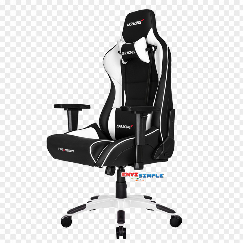 Chair Gaming AKRACING PROX Black, Blue, White AKRacing Overture Chairs Fortnite AK Racing Pro X PNG