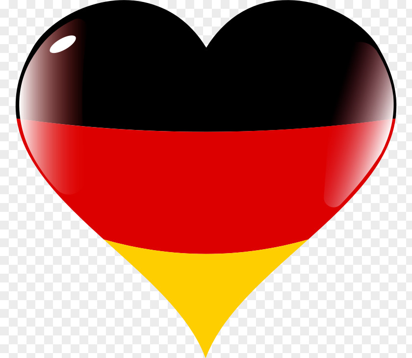 Germany Heart Clip Art PNG