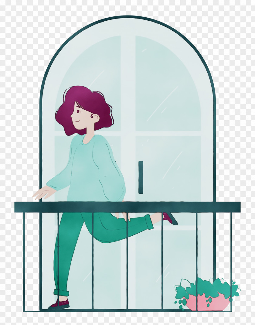 Green Character Furniture Teal Cartoon PNG