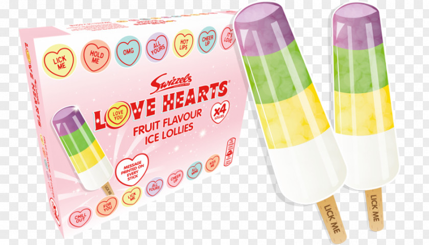 Ice Lolly Lollipop Love Hearts Pop Swizzels Matlow PNG