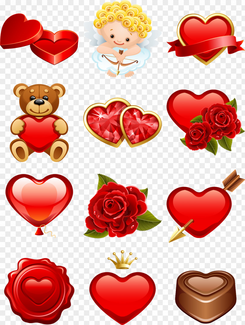 Lovers Paper Valentine's Day Clip Art PNG