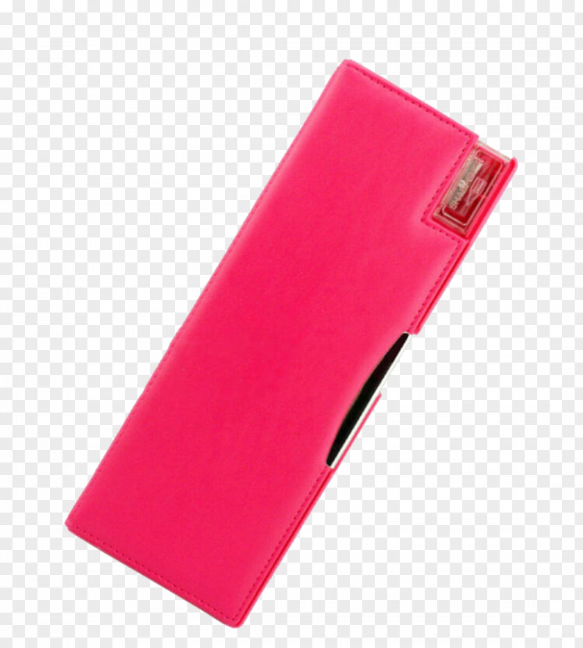 Pink Leather Pencil Cases Case Stationery Box PNG