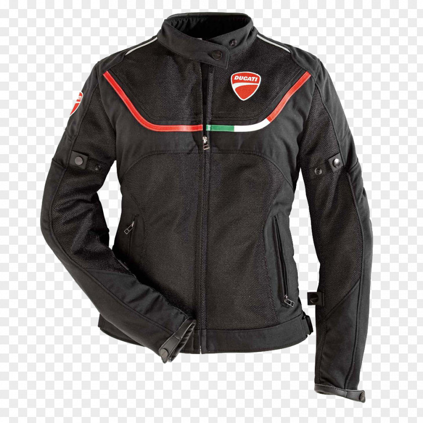 Textile Leather Jacket Ducati Motorcycle PNG