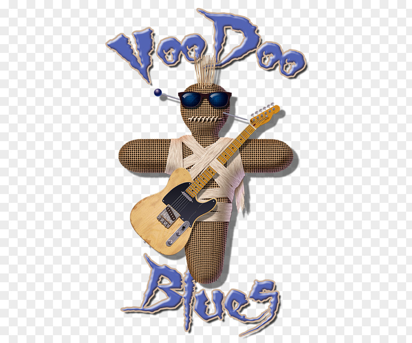 Voodoo Guitar Cobalt Blue PNG
