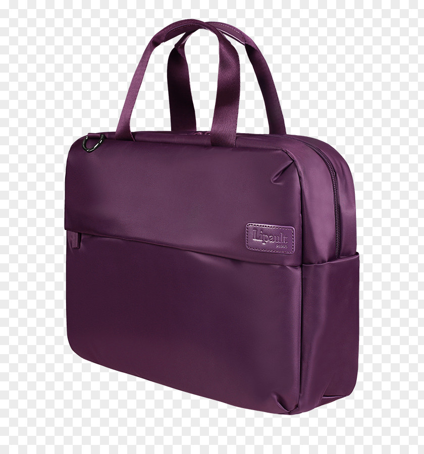 American Tourister Luggage Purple Briefcase Handbag Leather Hand PNG
