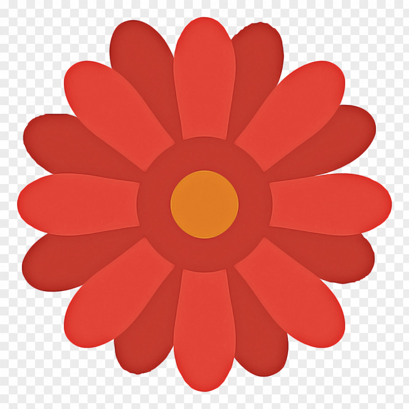 Daisy Family Material Property Red Petal Flower Gerbera Clip Art PNG