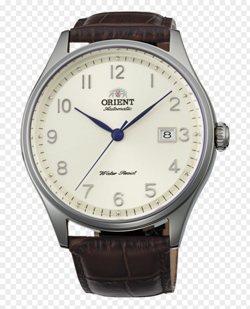 Watch Orient Automatic Strap Water Resistant Mark PNG