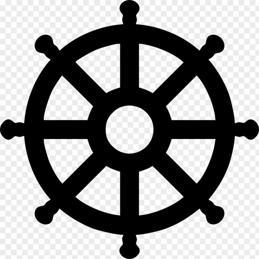 Wheel Of Dharma Dharmachakra Clip Art PNG