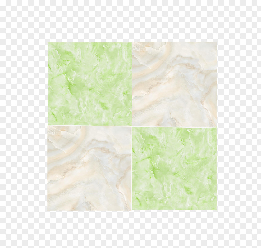 Cool Tile Wall Green Pattern PNG