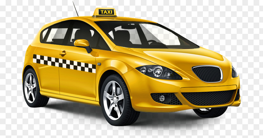Yellow Cab Taxi Car Rental Toyota Innova Bus PNG
