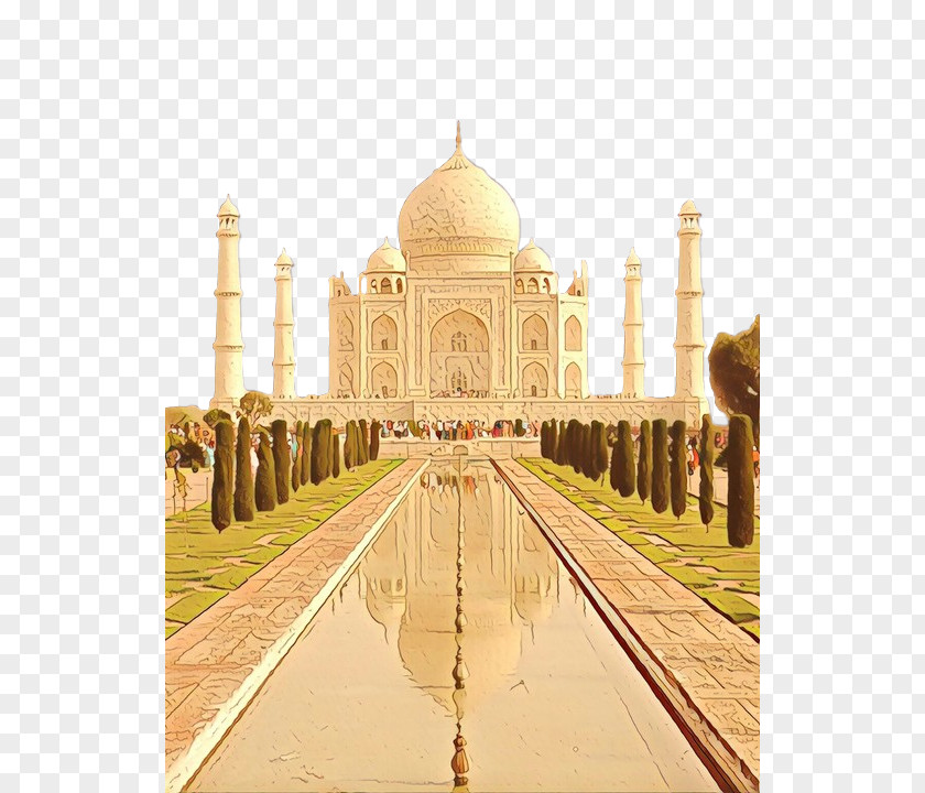 Black Taj Mahal Golden Triangle Mehtab Bagh Delhi PNG