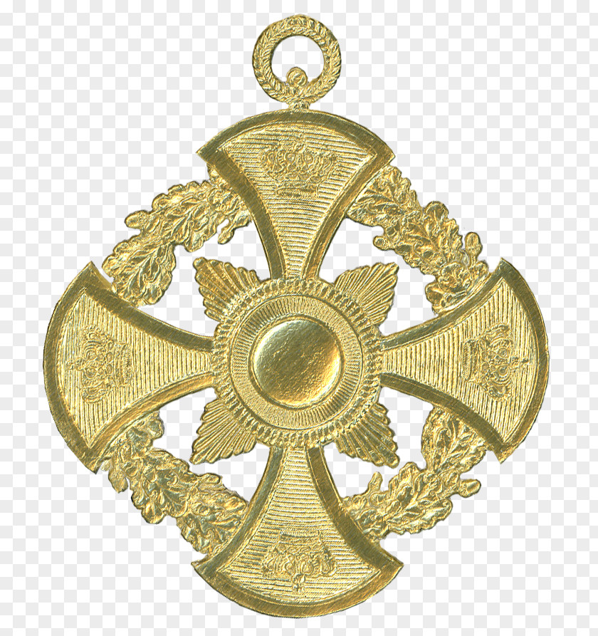 Brass Medal Bronze 01504 Gold PNG