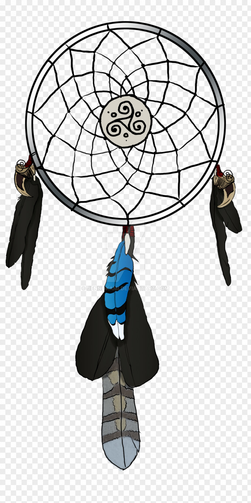 Dreamcatcher Drawing Black And White PNG