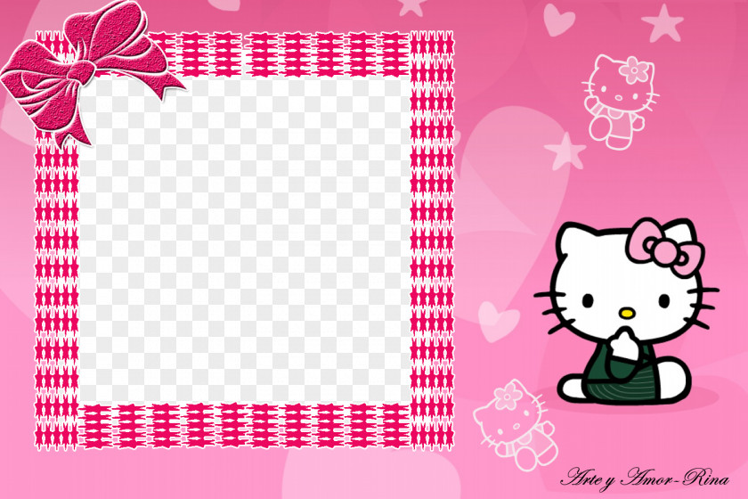 Hello Kitty Picture Frames Photography Graphic Design PNG