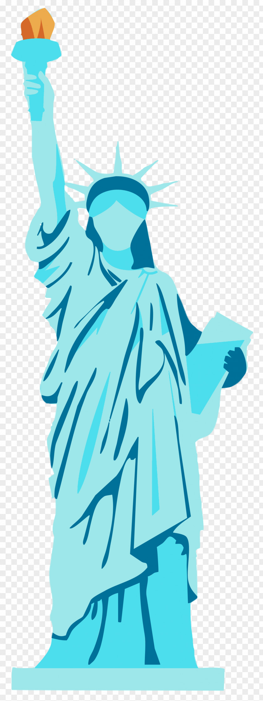 Lady Liberty Silhouette Clip Art Illustration Graphic Design Cartoon Character PNG