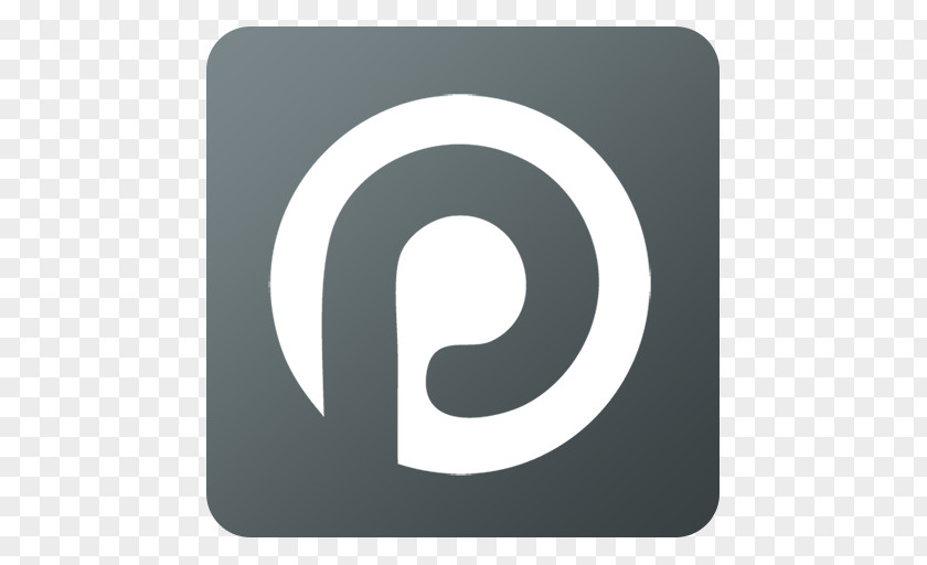 Plaxo Circle Brand Symbol Font PNG