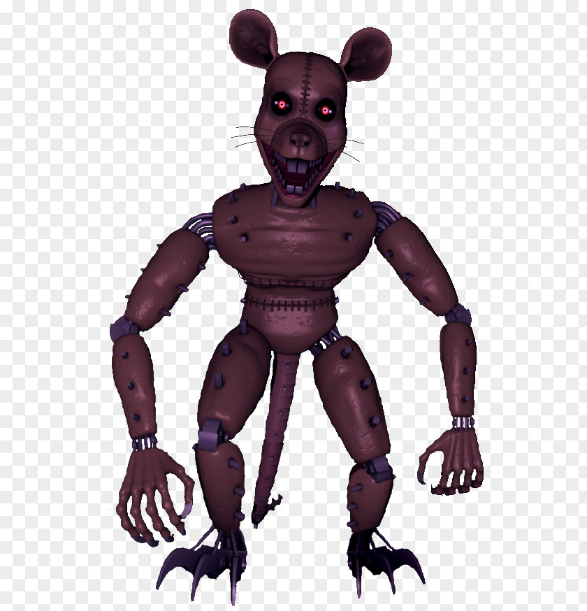 Rat & Mouse Five Nights At Freddy's 4 Fnac Jump Scare Art PNG
