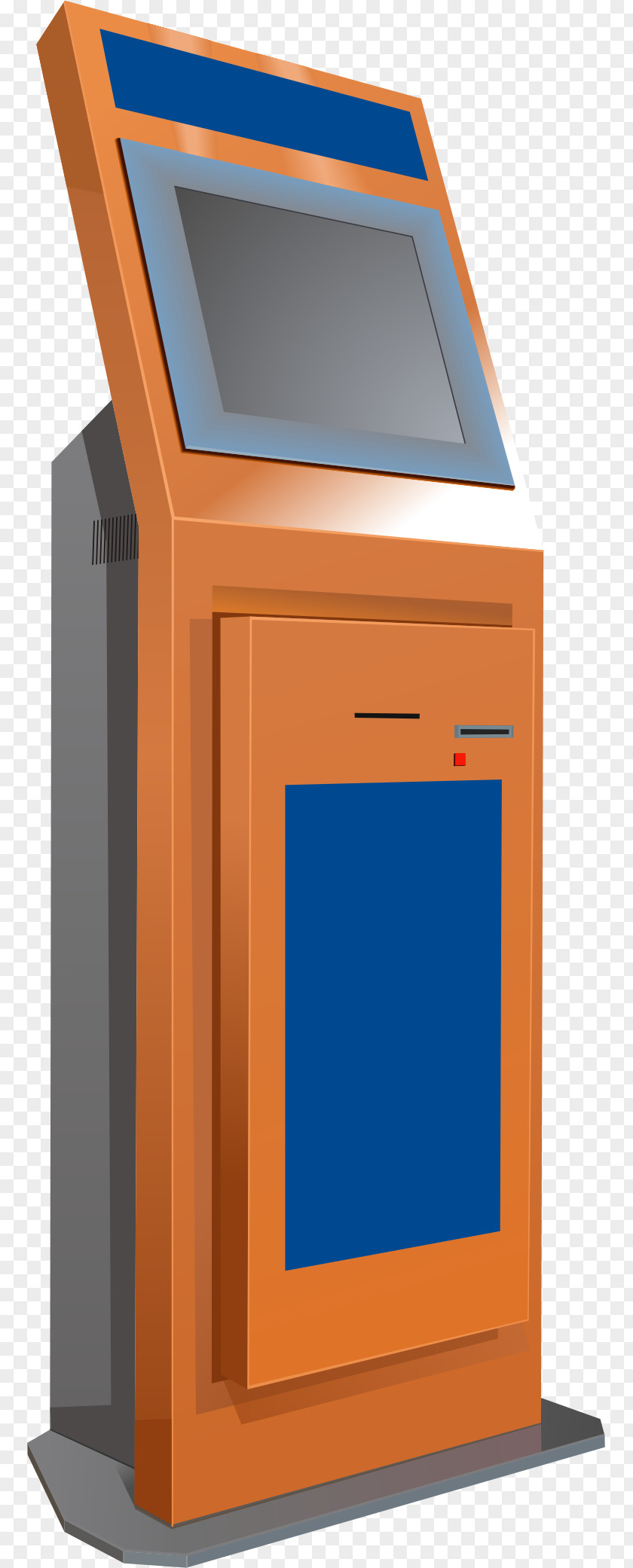 ATM Vector Element Interactive Kiosk Euclidean Desk Small Form Factor PNG