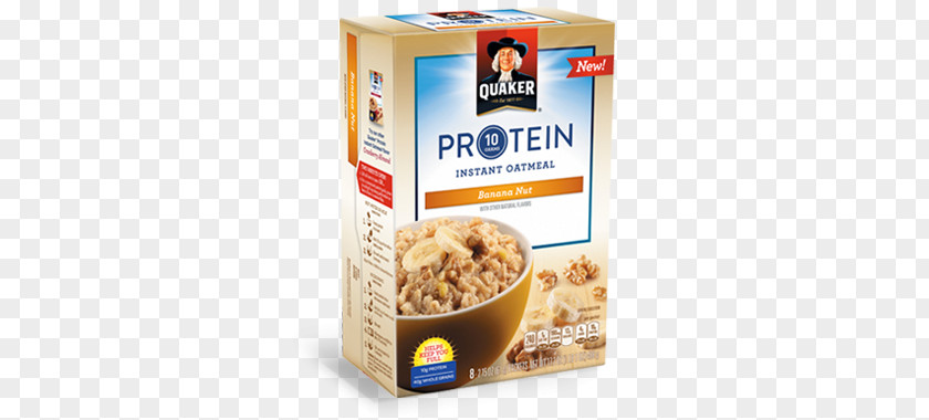 Banana Quaker Instant Oatmeal Breakfast Cereal Oats Company Nut PNG