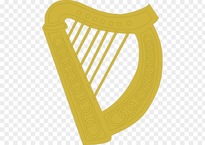 Dfg Clip Art Celtic Harp Symbol Image PNG