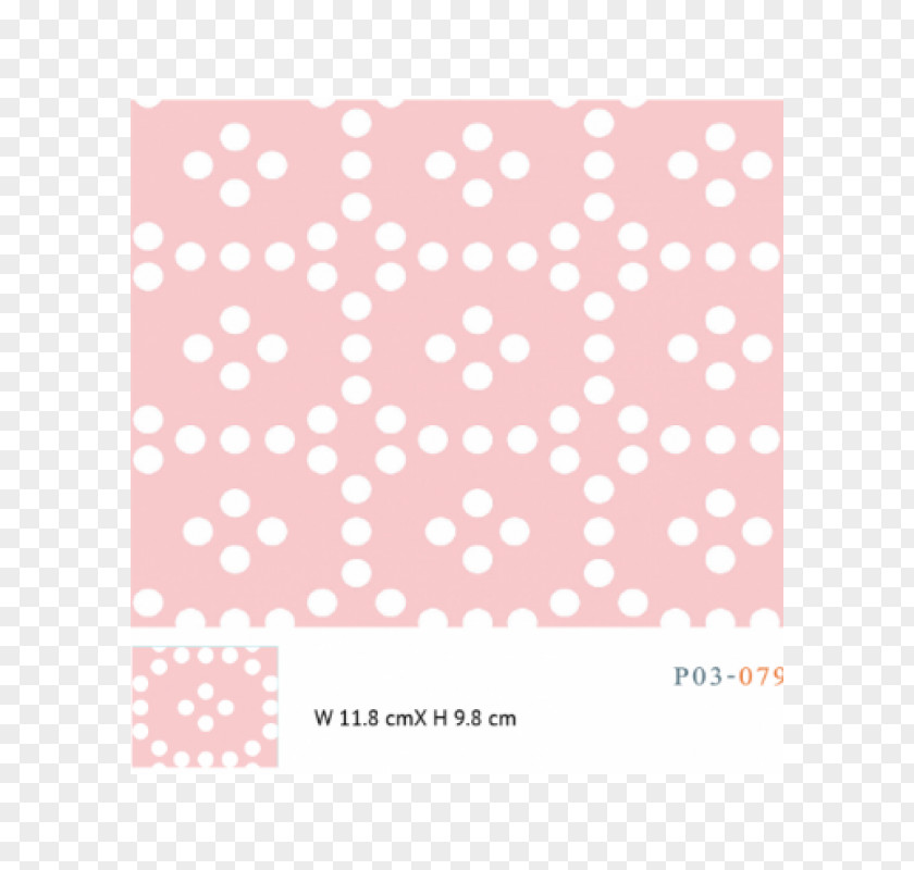 Line Polka Dot Textile Point Pink M PNG