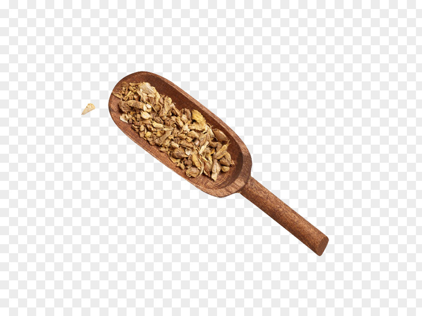 Spoon Filled With Spices Ginger Condiment Spice Ingredient PNG