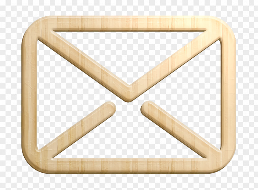 Wood Beige Creanimasi Icon Email Mail PNG