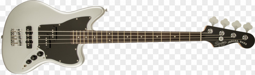 Bass Guitar Electric Squier Fender Jaguar PNG