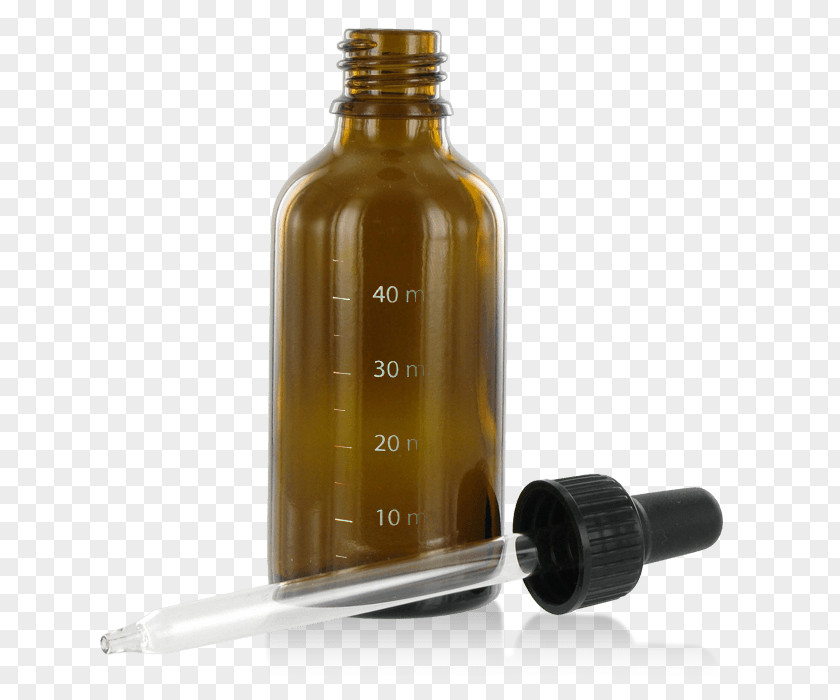 Glass Liquid Flacon Pipette Compte-gouttes PNG